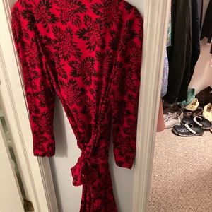 Paris designer Sonia Rykiel wrap dress